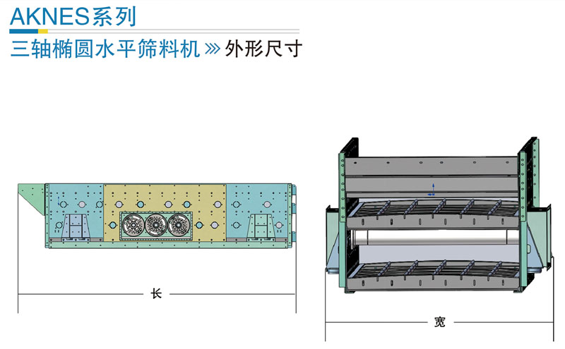 三轴椭圆水平筛